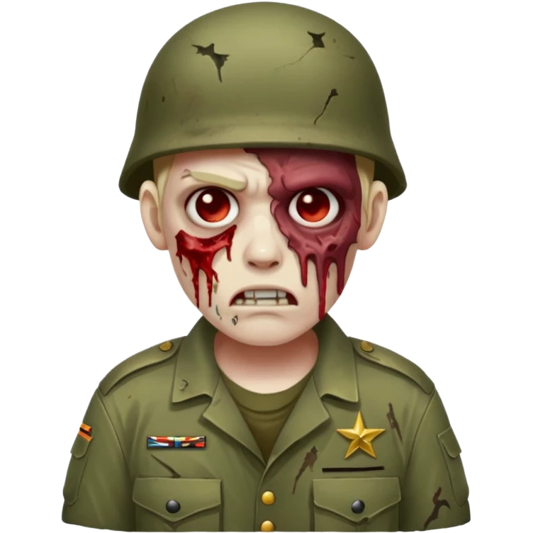 army zombie for men emoji