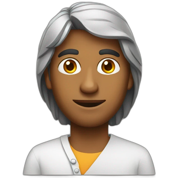 An Indian guy coding emoji