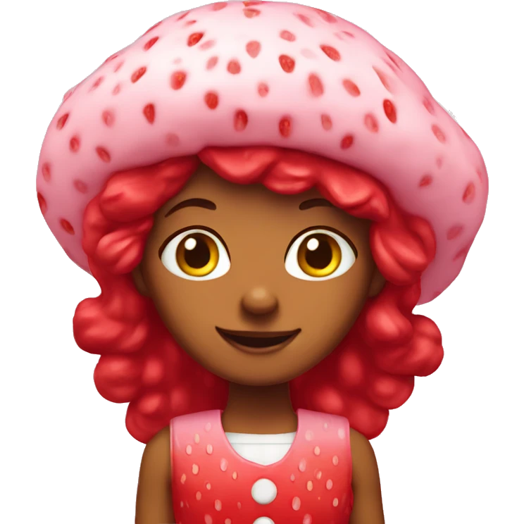 strawberry shortcake  emoji