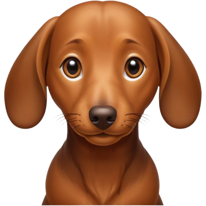 Perro salchicha emoji