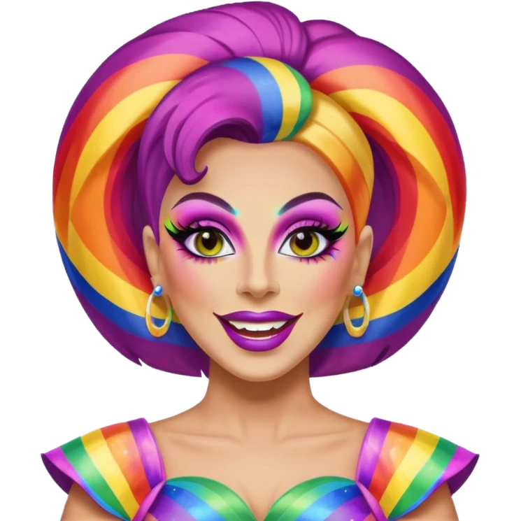 drag queen pride emoji