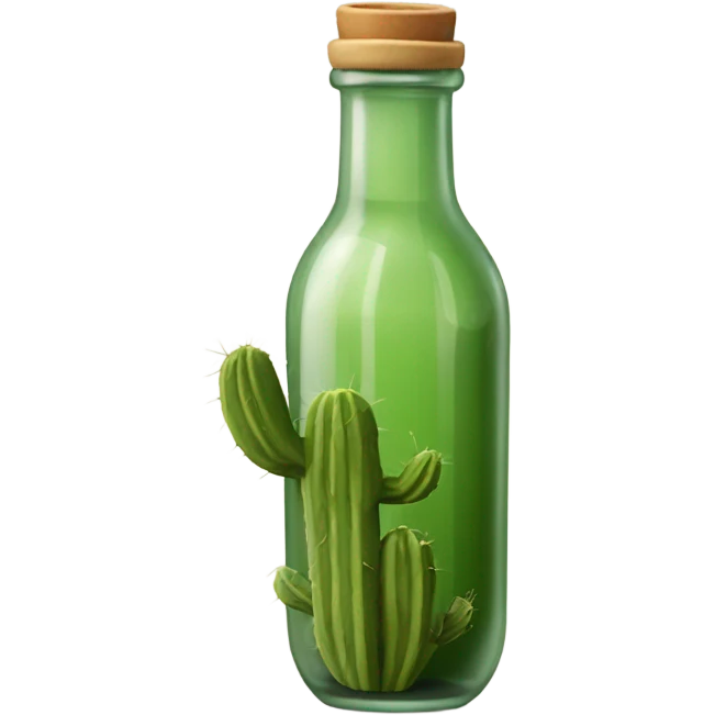 Bota con cactus adentro  emoji