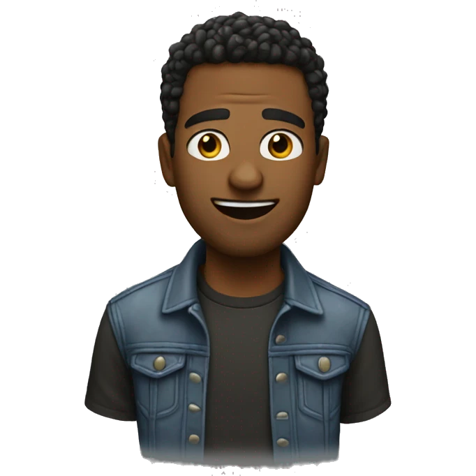 Cool guy emoji
