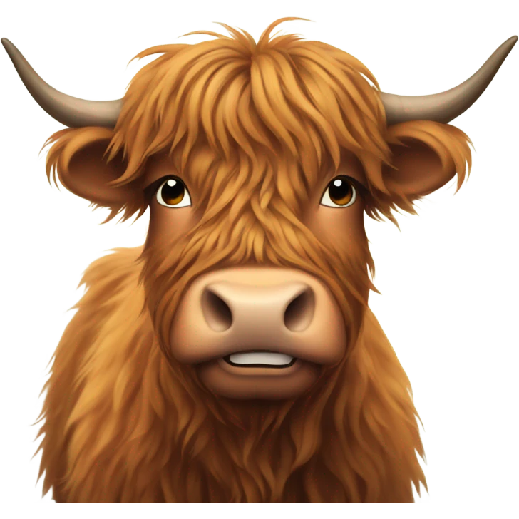 highland cow emoji