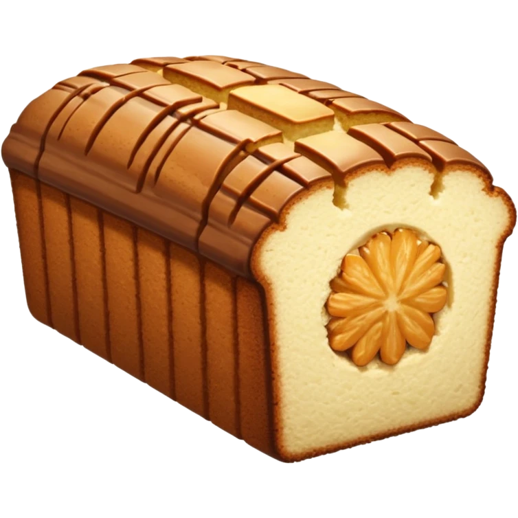 SLICED BROWN POUND CAKE emoji