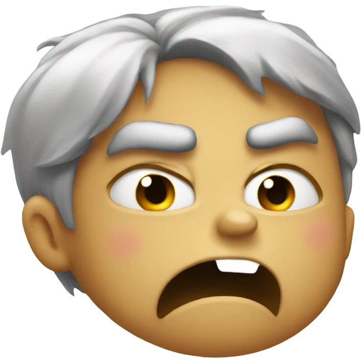 angry kissy face  emoji