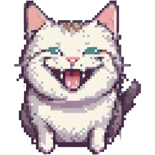 cat laughing emoji