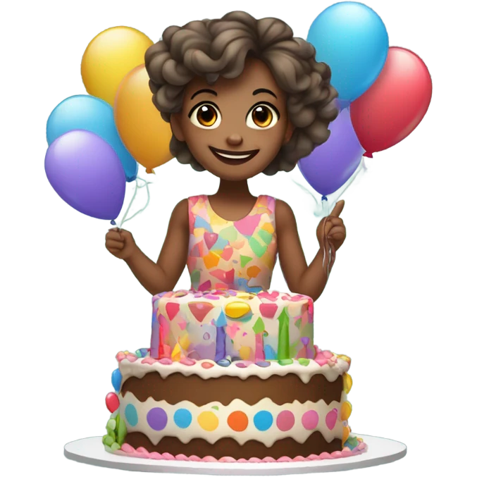 Birthday girl emoji