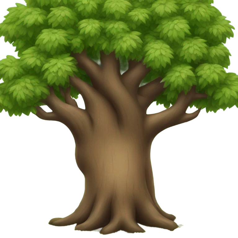 Cozy tree outdoor  emoji