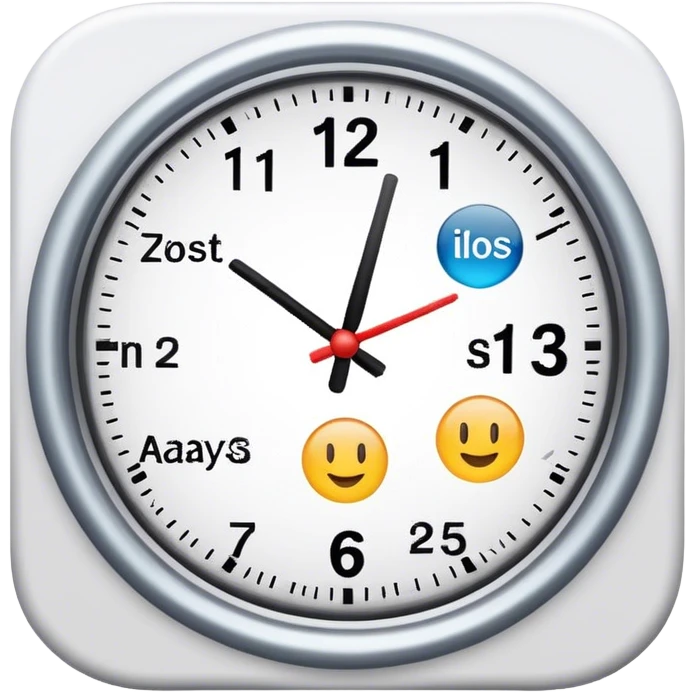 airport timetable ios icon style emoji
