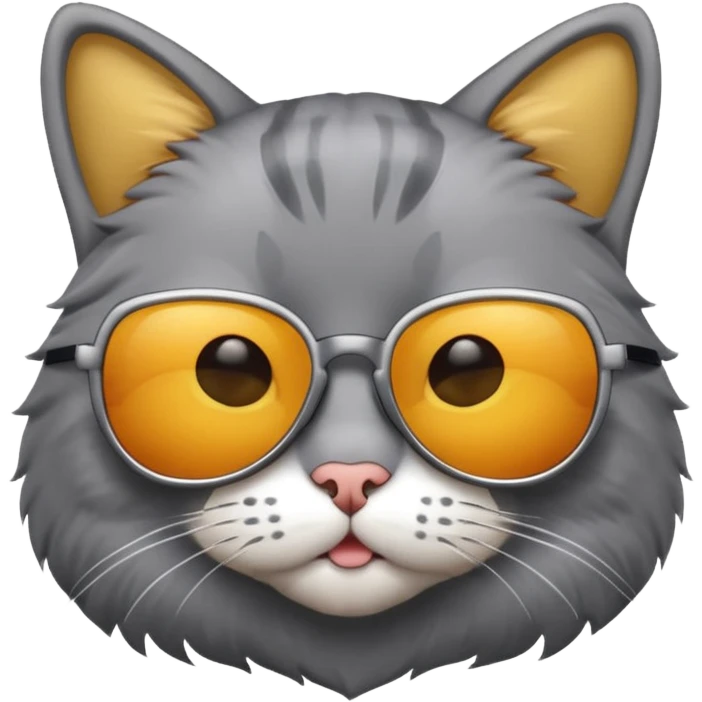 Cat wearing sunglasses emoji