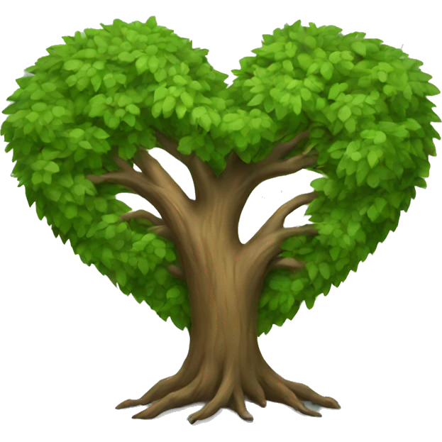 tree heart emoji
