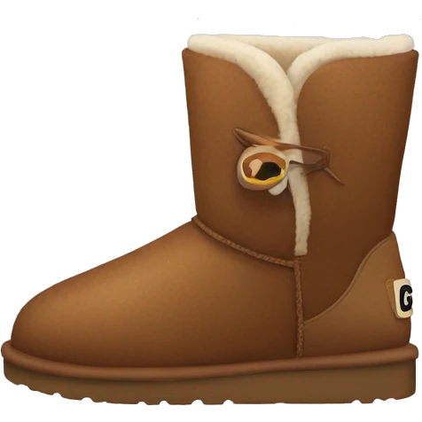 Brown Ugg’s  emoji