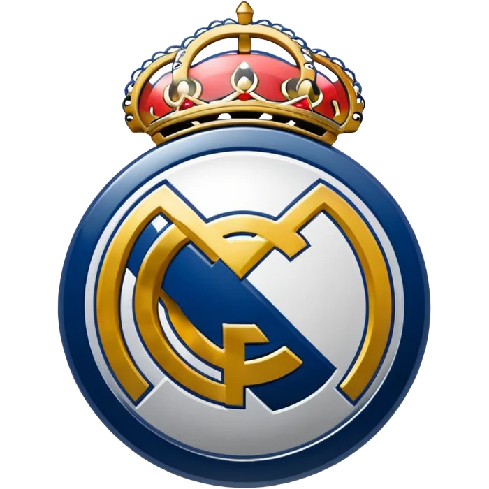 I want an emoji of real madrid logo of football and it should look realistic emoji