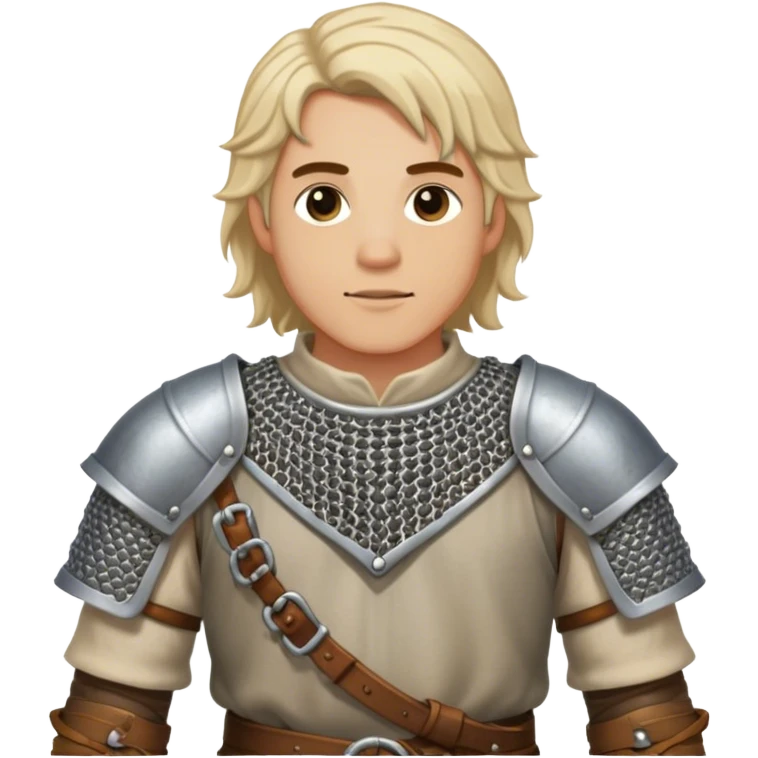 medieval summer outfit worn by a DnD themed fantasy male character. clothes only above the waist. emoji