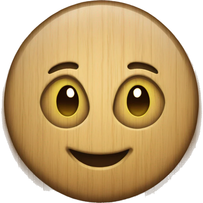 Emoji with wood emoji