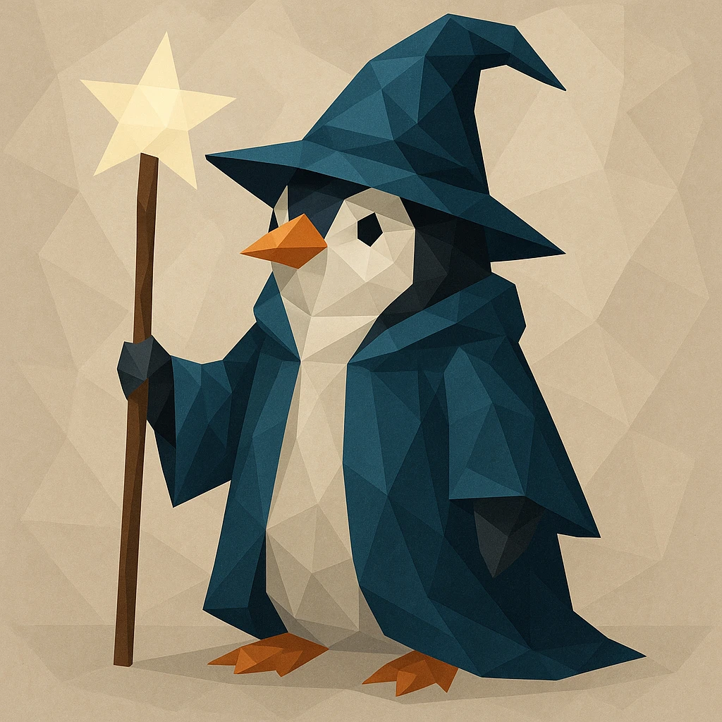 Penguin Wizard 3455 emoji