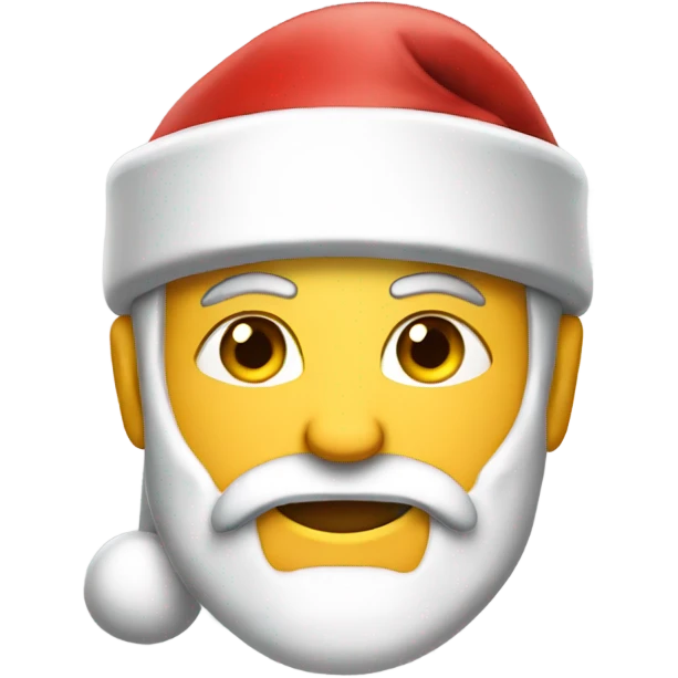 spartan male wearing santa hat emoji