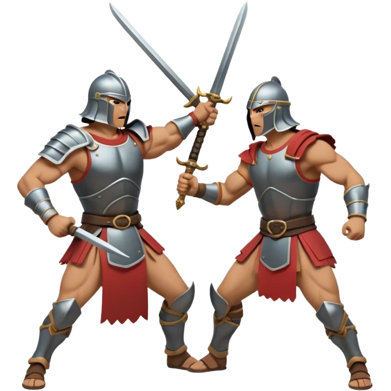ancient battle between two warriors emoji
