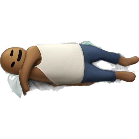 Passed out ontop of laundry emoji