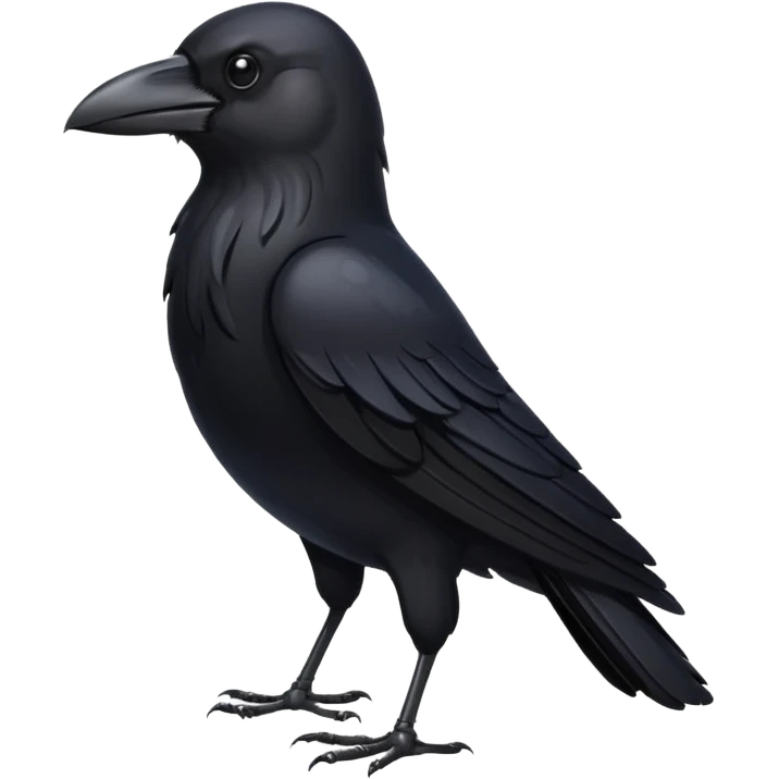 غراب معطين ضهره emoji