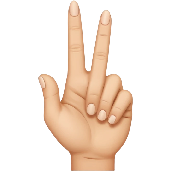 Middle finger emoji