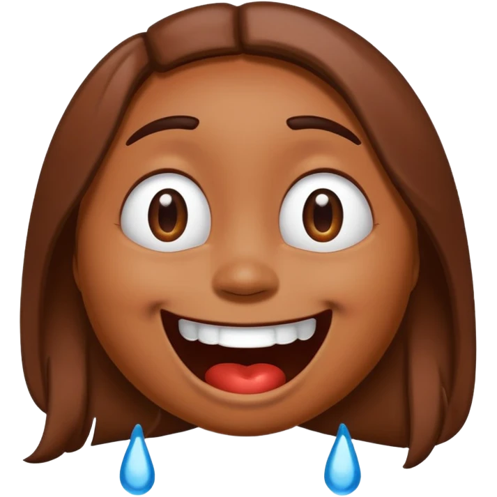 m&m laughing out loud with tears emoji