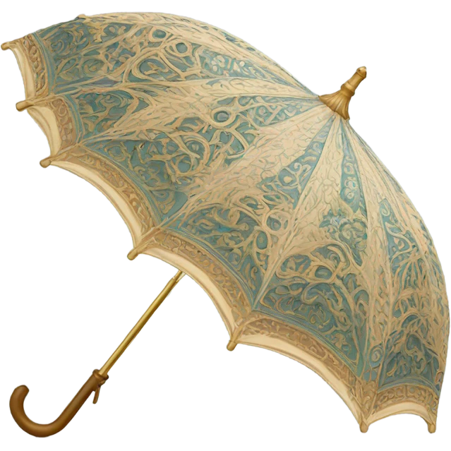 vintage umbrella emoji
