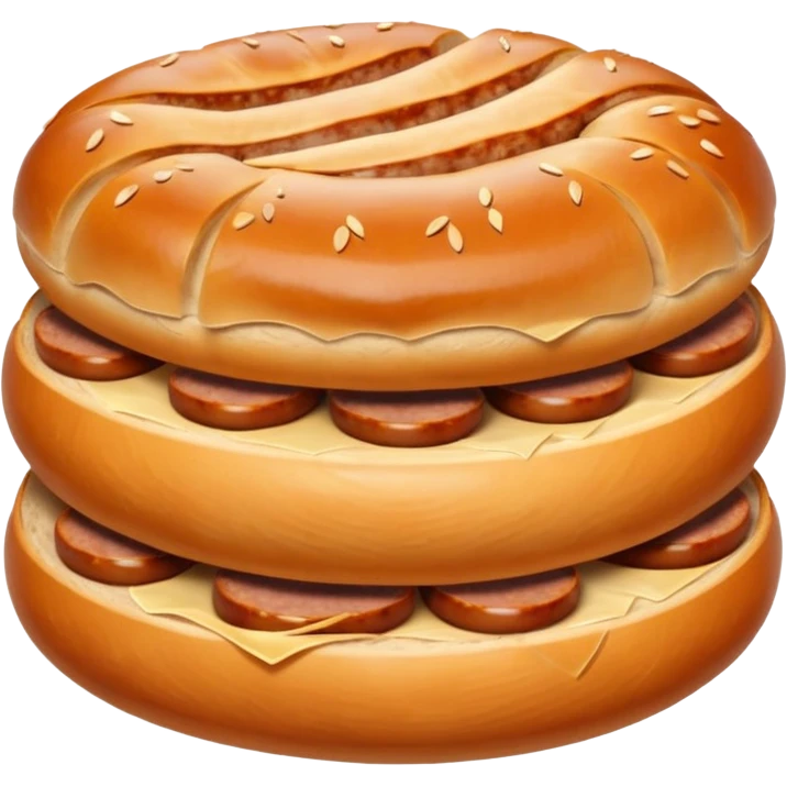 sausage bread only no sausage emoji