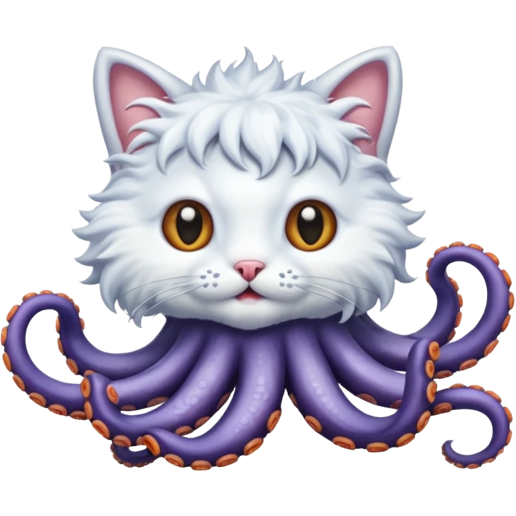 Cat with octopus tentacles  emoji