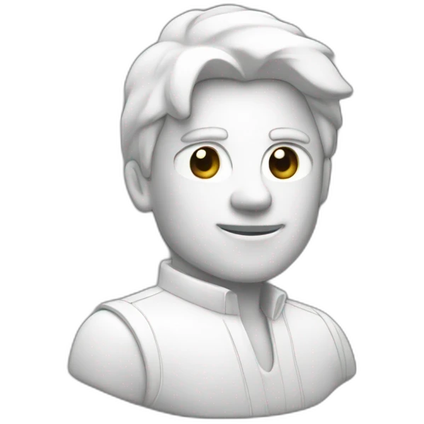 Pin white emoji