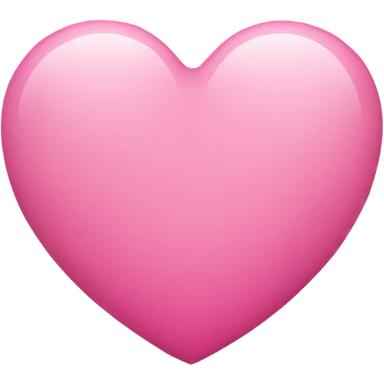 Crear pink heart emoji