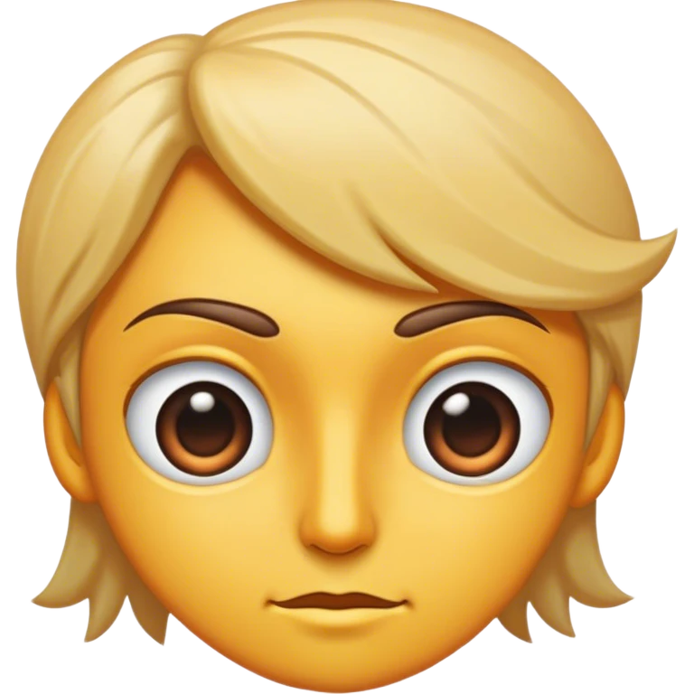 Face with a side eye emoji