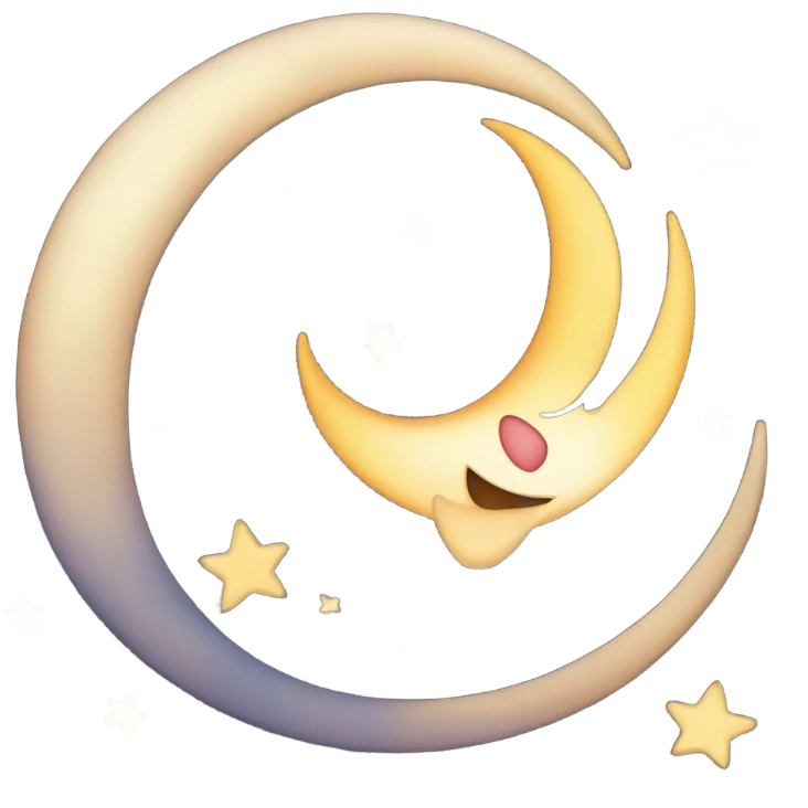 Love you to the moon emoji