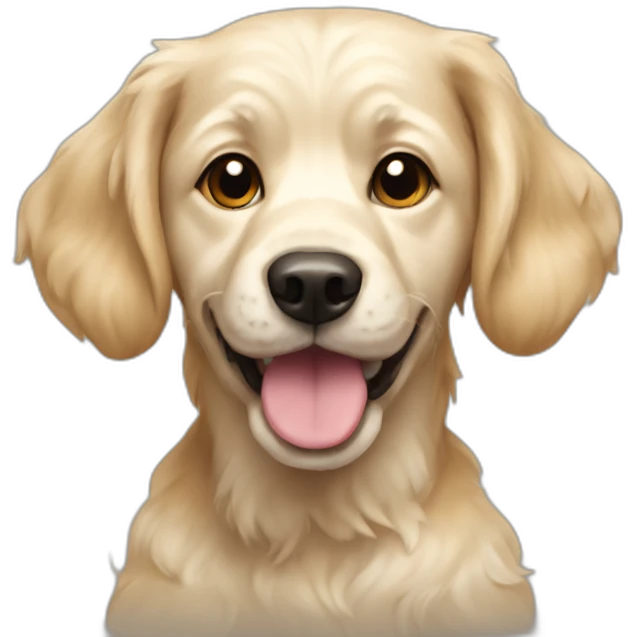 goolden doodle dog emoji