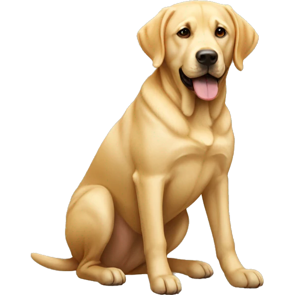 Golden lab emoji