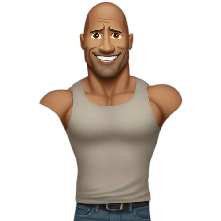 Dwayne johnson emoji