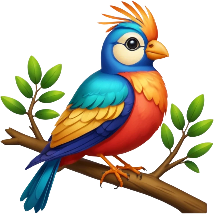 liverpool bird on the branch of tree emoji