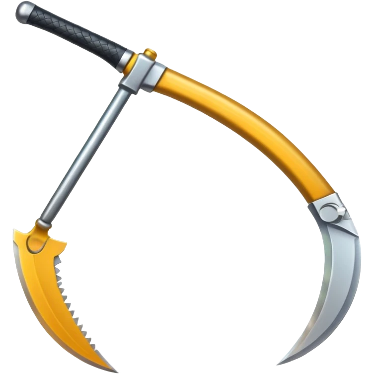 The sickle for mowing grass emoji