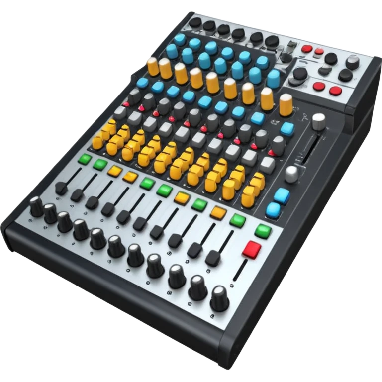 audio mixer emoji