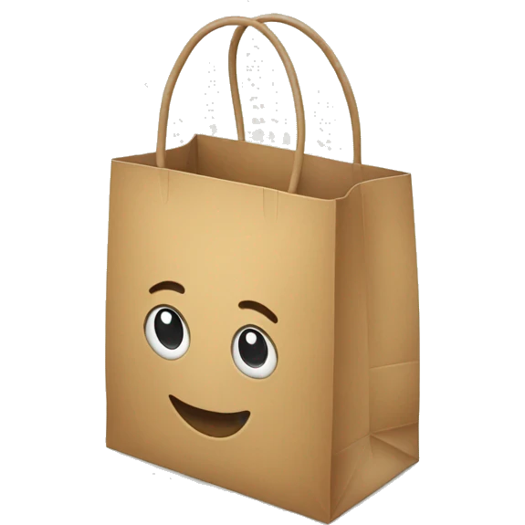 Shopping bag emoji