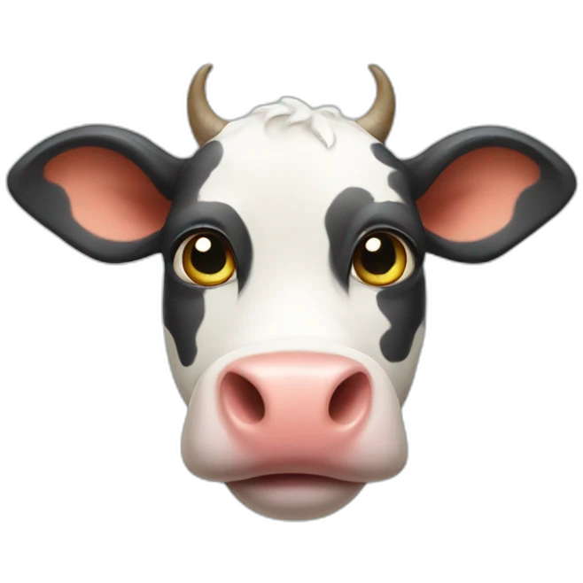 Alien cow emoji