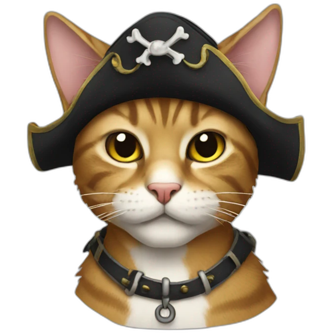 pirate cat emoji