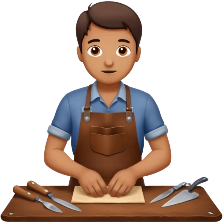 Leather Craft Worker emoji