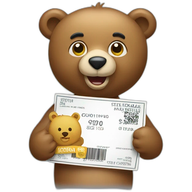 Bear Holding coupon emoji