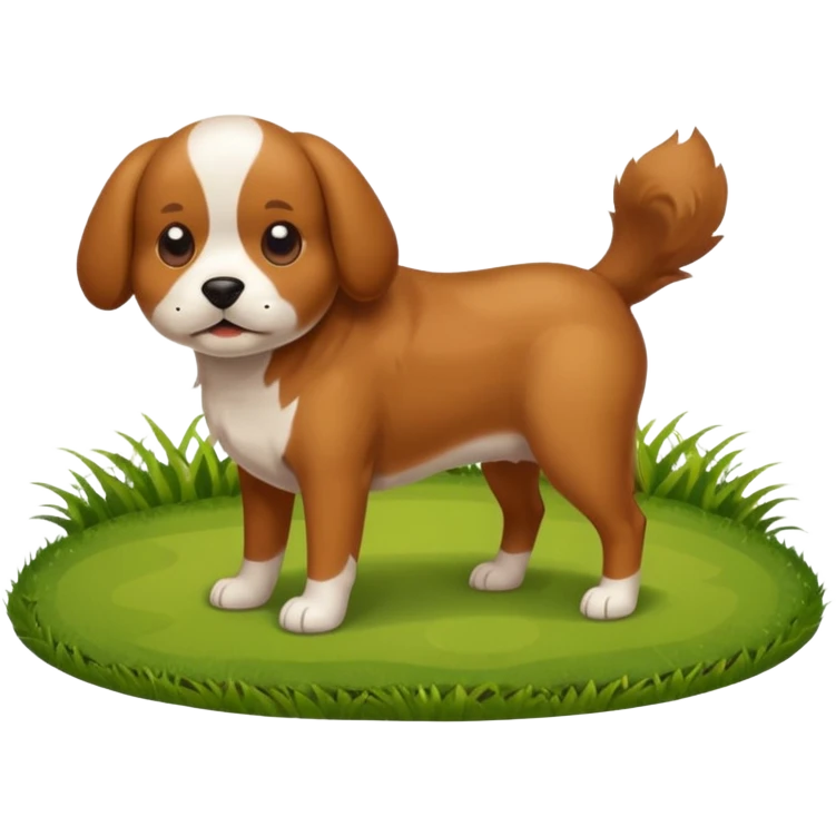 perro cagando  emoji
