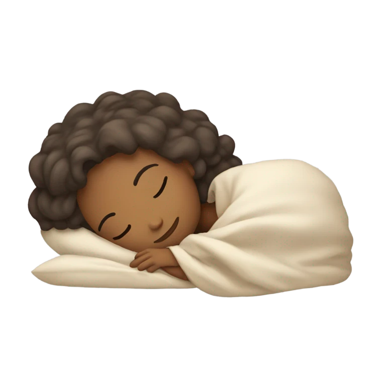 Girl sleeping emoji