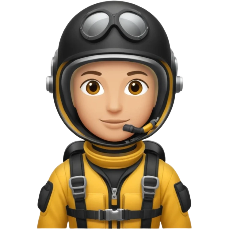 parachute diver emoji