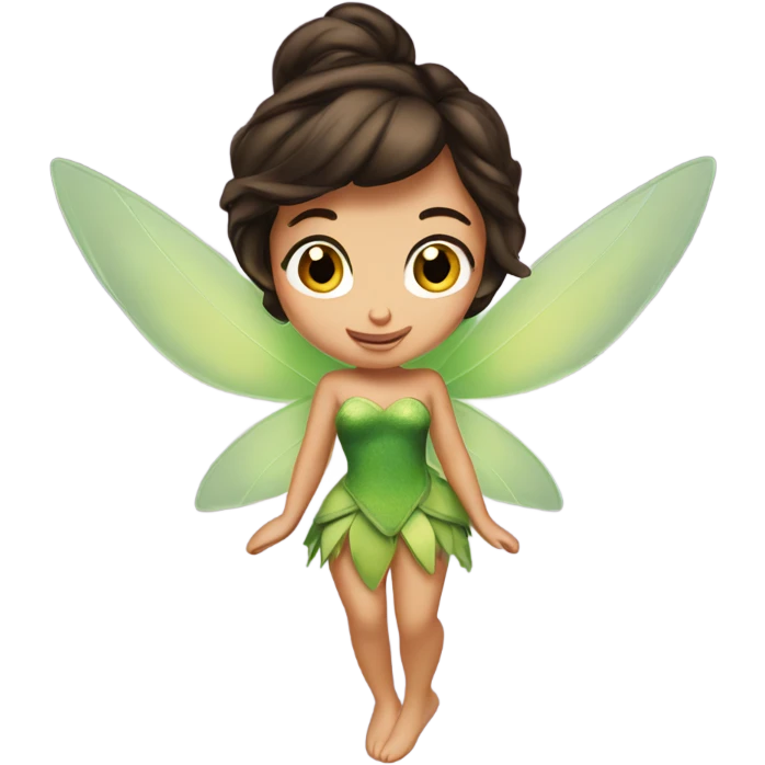 brunette tinkerbell emoji