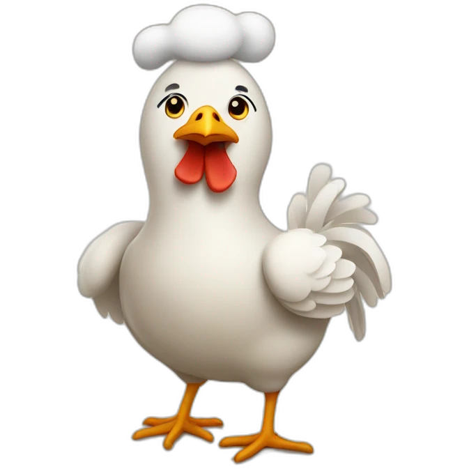 a perfectly cooked chicken  emoji